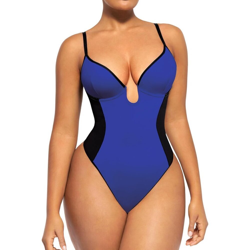 Women Shapewear Bodysuit Nylon Spandex Tummy Control Backless Support